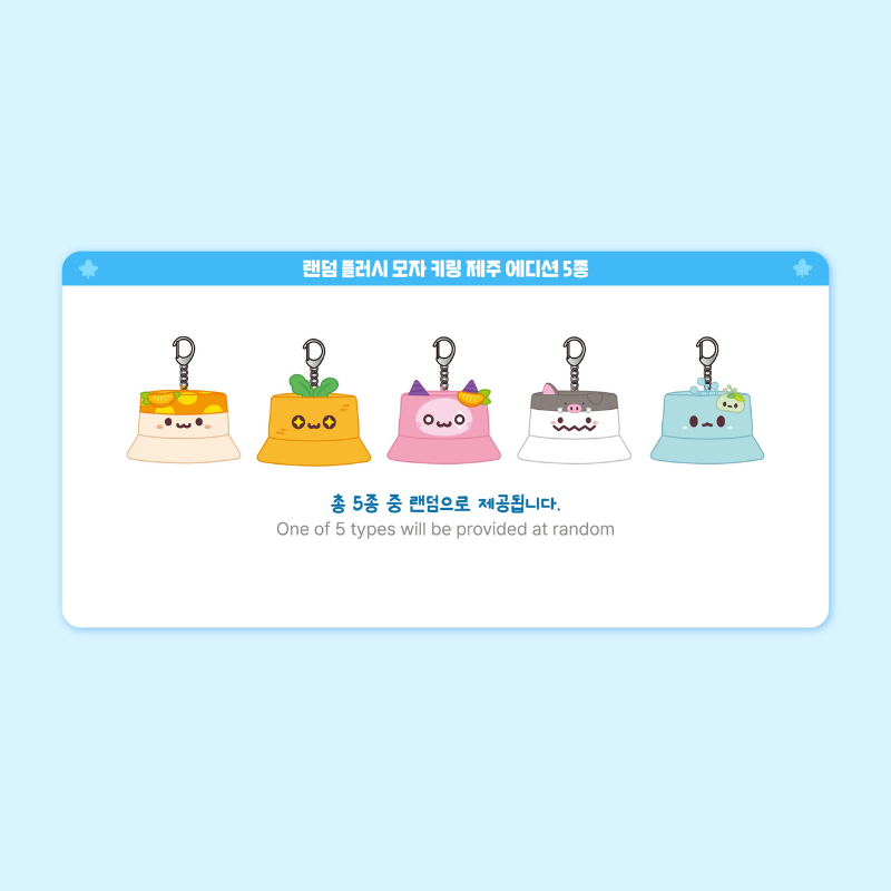 MapleStory - Jeju Edition - Random Plush Hat Keyring